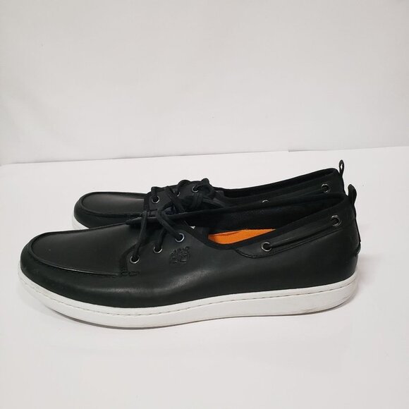 Timberland‎ Men\'s Leather Boat Shoes in Black - Size 12 main image 4